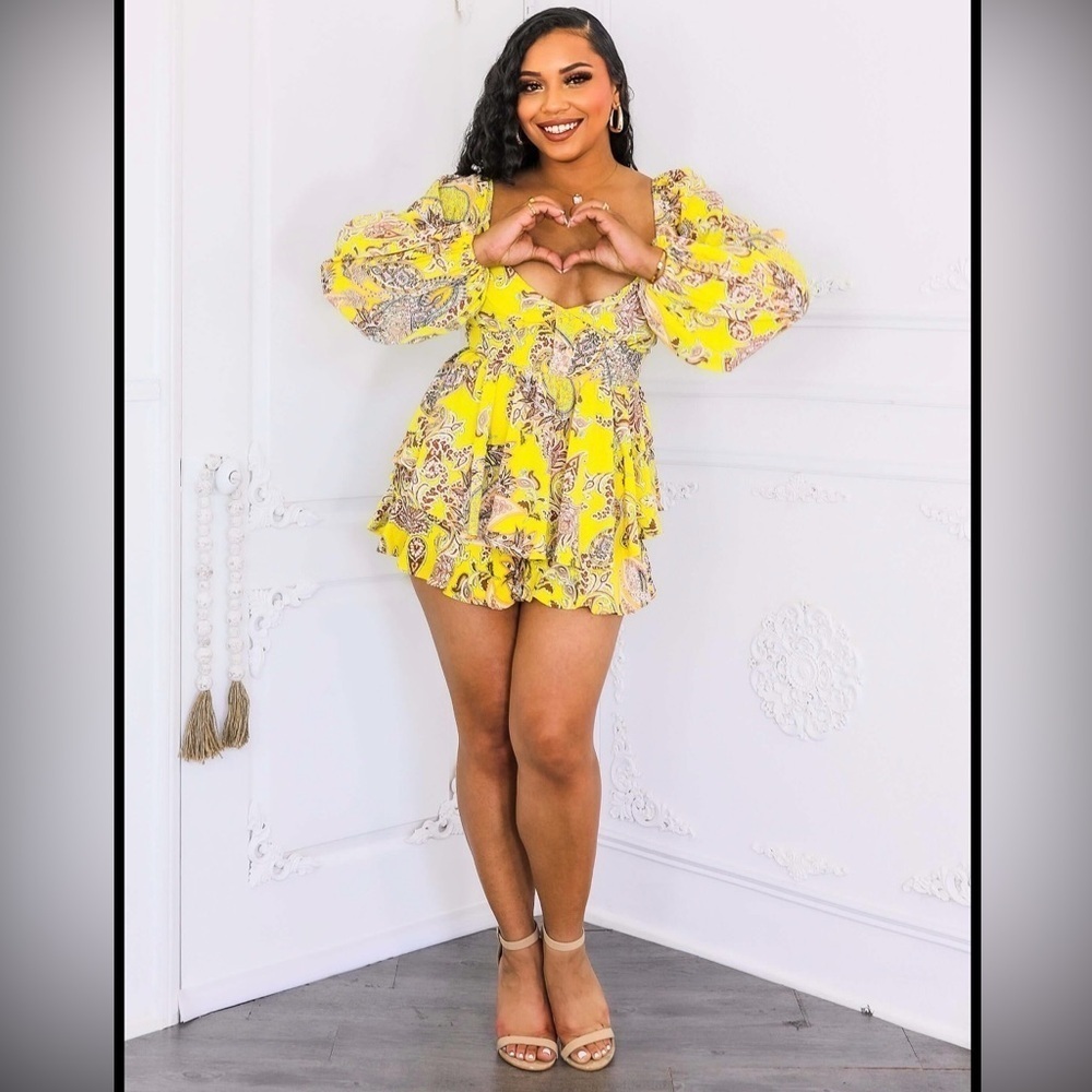26. Sunny Dreams Ruffle Romper